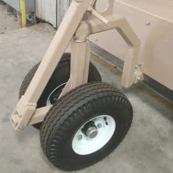 5661 N-Line Filler with Pneumatic Wheels and Steering Hitch | Kase Conveyors