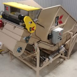 3561 Gobbler (Large Bale Processor) with Top Hopper | Kase Conveyors